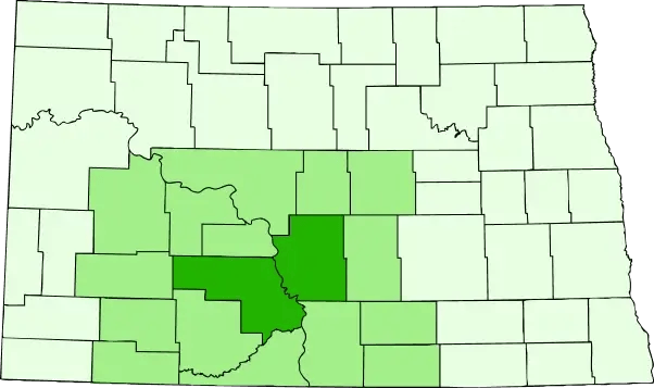 Bismarck ND map