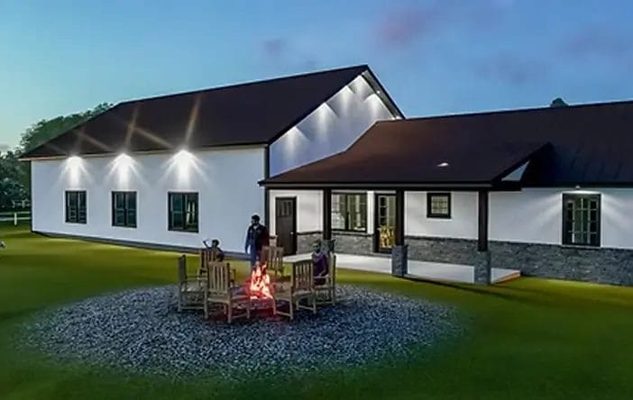 Custom shome with attached shop in North Dakota